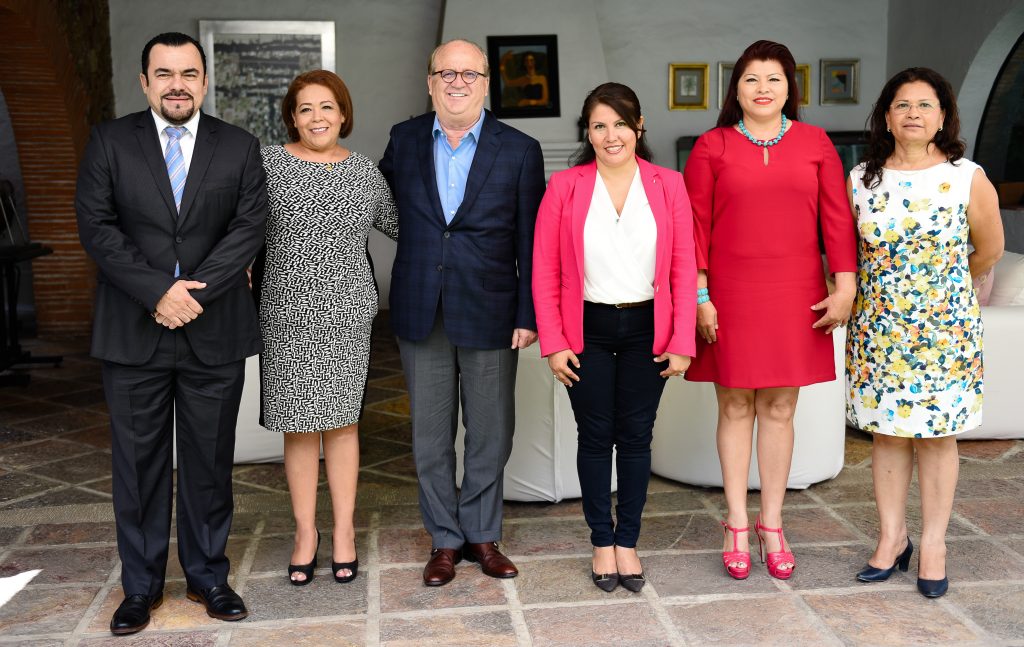 Reunión del gobernador con la Mesa directiva del Congreso del Estado